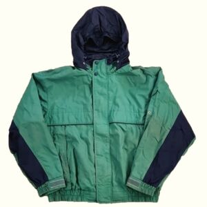 𝅺eddie Bauer Green & Blue Winter Coat